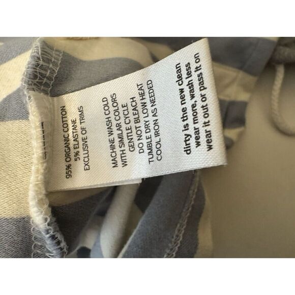 Toad And Co Cotton Striped Polo Dress Size Med Vacation - Picture 5 of 5